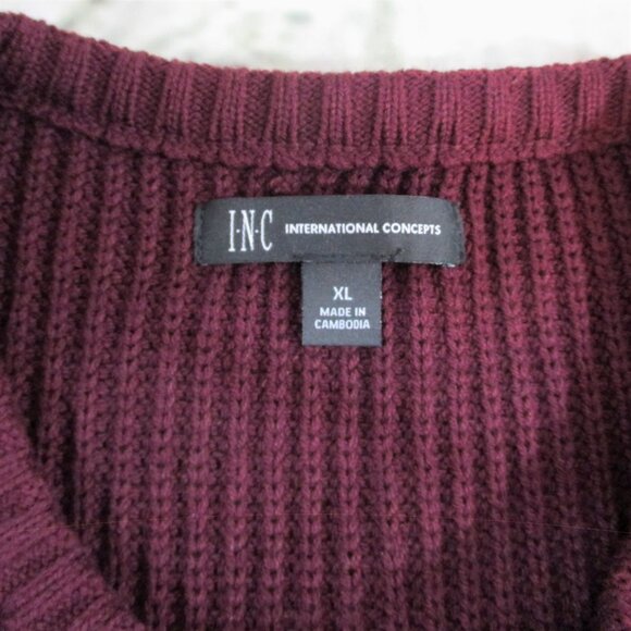 INC International Concepts Chunky Ribbed Knit Sweater - Picture 7 of 8